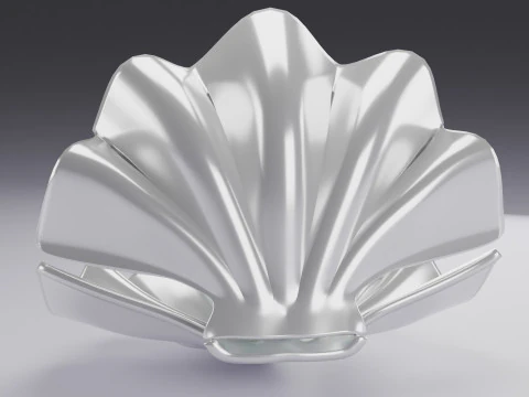 Shell and Pearl 3D Model
