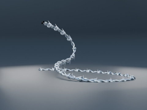 Barbed Wire 3D Model