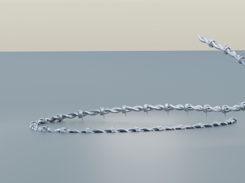 Barbed Wire 3D Model