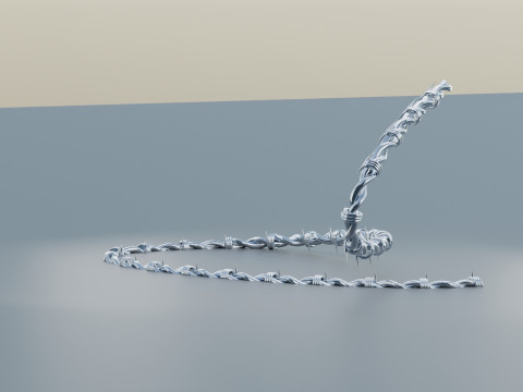 Barbed Wire 3D Model