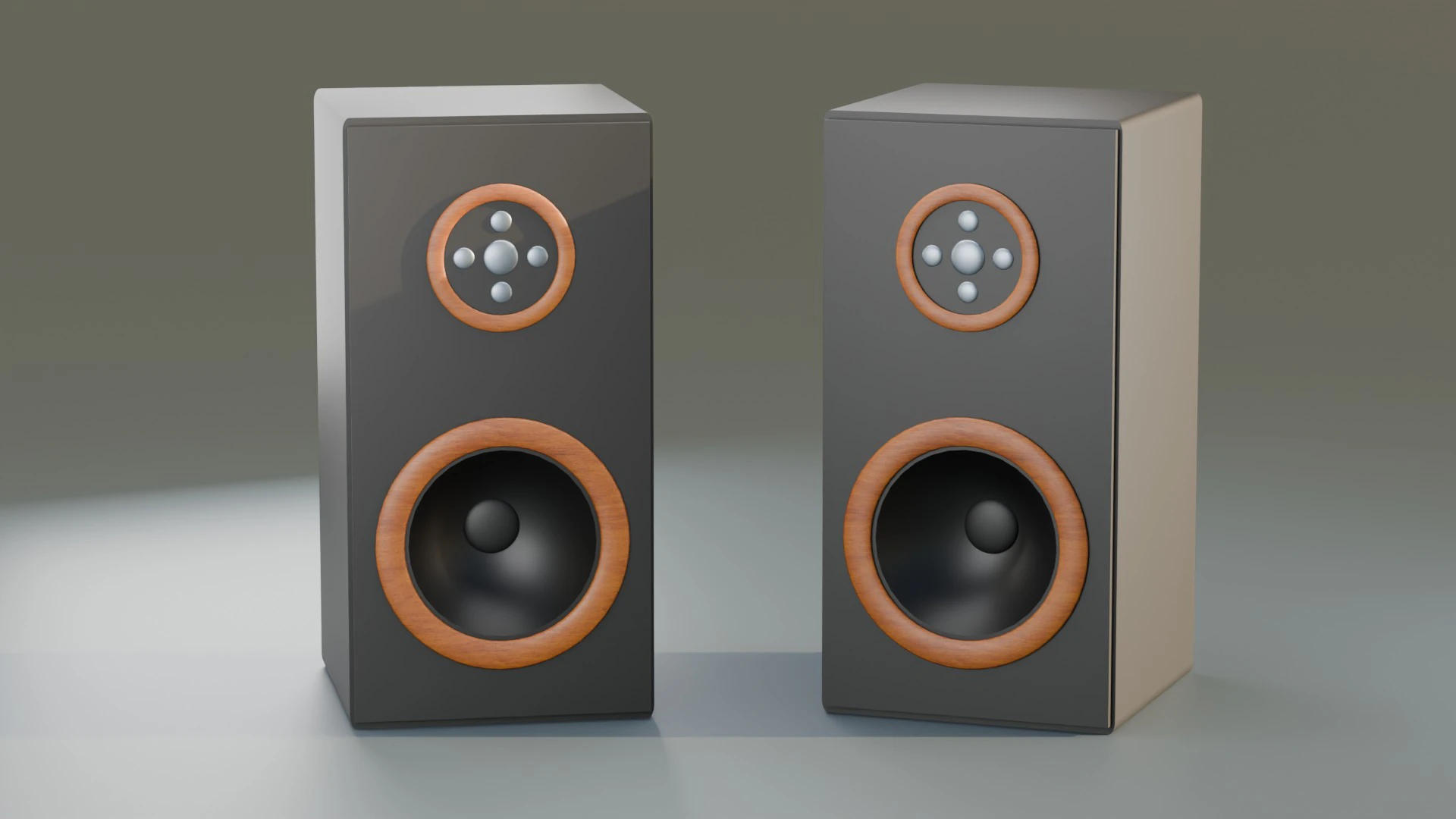 Sound Speaker 3D Model .c4d .max .obj .3ds .fbx .stl .blend 