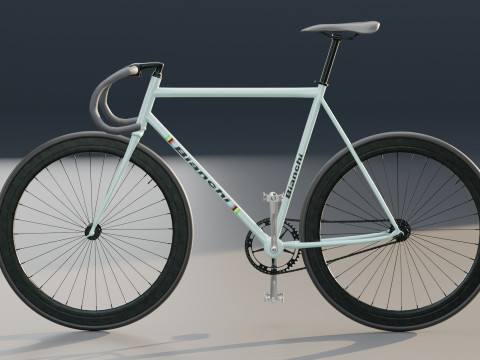 Bianchi Fixed Bike 3D Модель