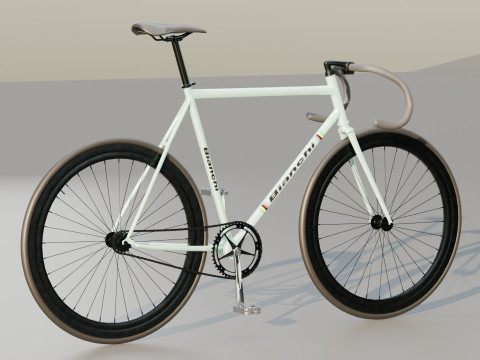 Bianchi Fixed Bike 3D Model