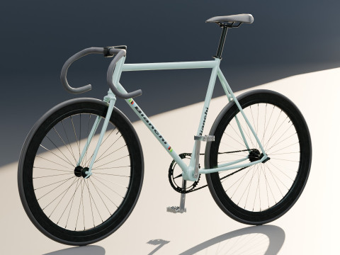 Bianchi Fixed Bike 3D Model