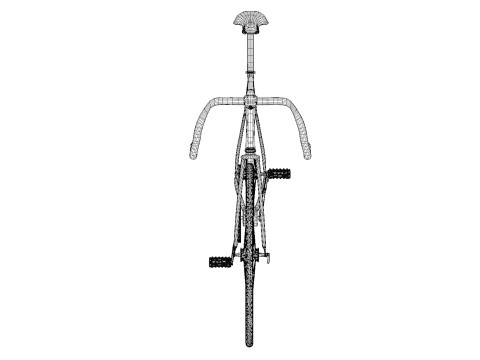 Bianchi Fixed Bike 3D Model