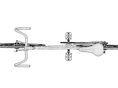 Bianchi Fixed Bike 3D Model