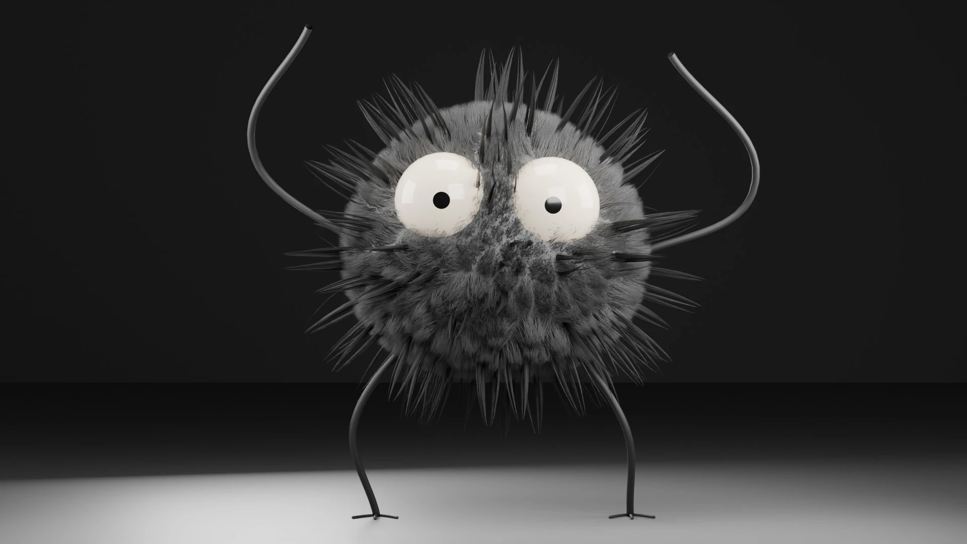 Soot Sprite 3D Model .c4d .max .obj .3ds .fbx .stl .blend 