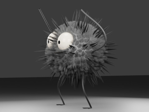 Soot Sprite 3D Model