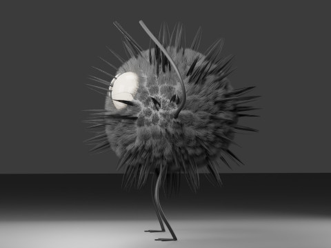 Soot Sprite 3D Model