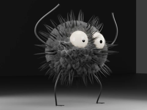 Soot Sprite 3D Model