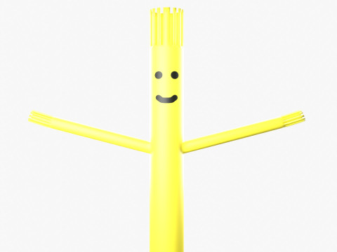 Sky Dancer Animation 3D Model