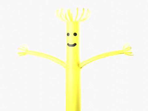Sky Dancer Animation 3D Model
