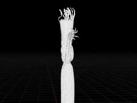 Sky Dancer Animation 3D Model
