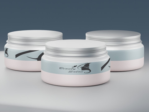 Cosmetics Face Cream 3D Model