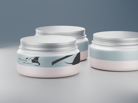 Cosmetics Face Cream 3D Model