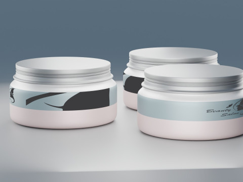 Cosmetics Face Cream 3D Model