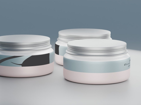 Cosmetics Face Cream 3D Model