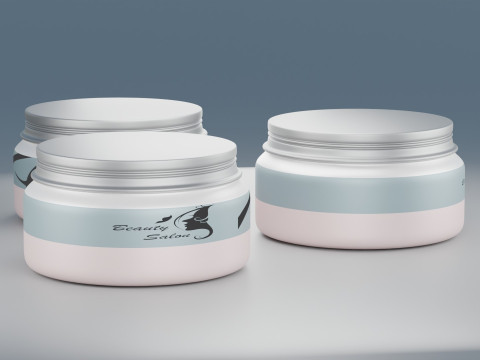 Cosmetics Face Cream 3D Model