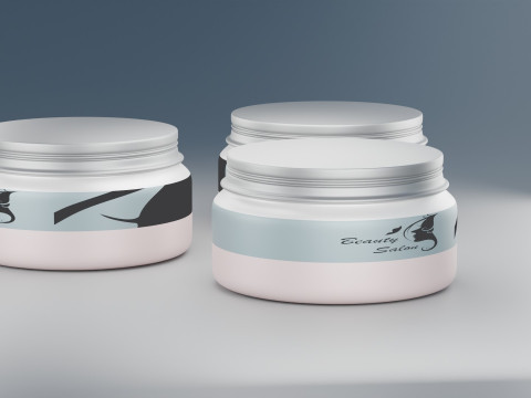 Cosmetics Face Cream 3D Model