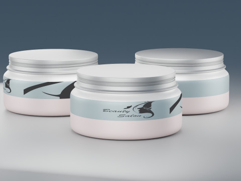 Cosmetics Face Cream 3D Model