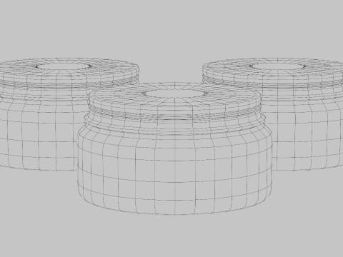 Cosmetics Face Cream 3D Model