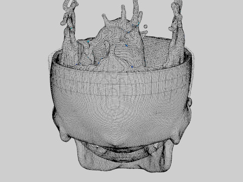 Liquid Brain Animation Modelo 3D