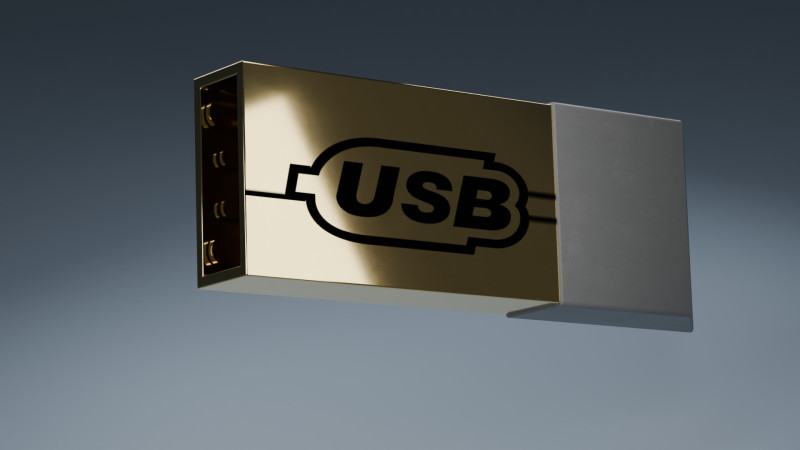 Flashdisk USB 3D 模型 .c4d .max .obj .3ds .fbx .stl .blend 