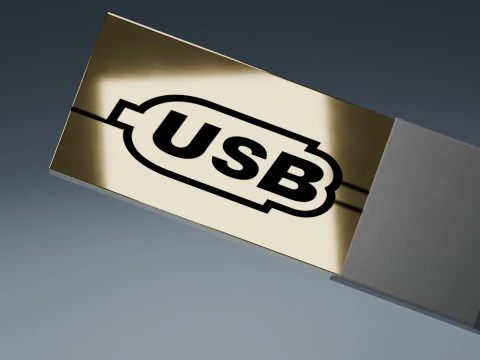 Disco flash USB Modelo 3D