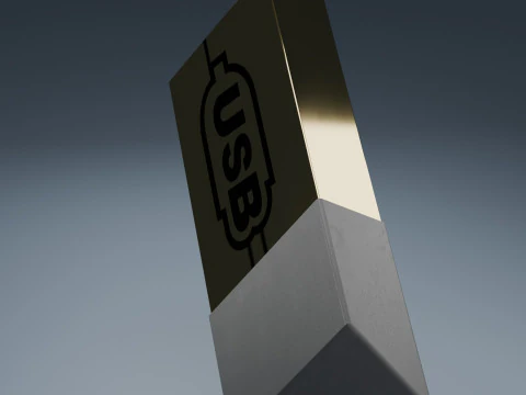 Disco flash USB Modelo 3D