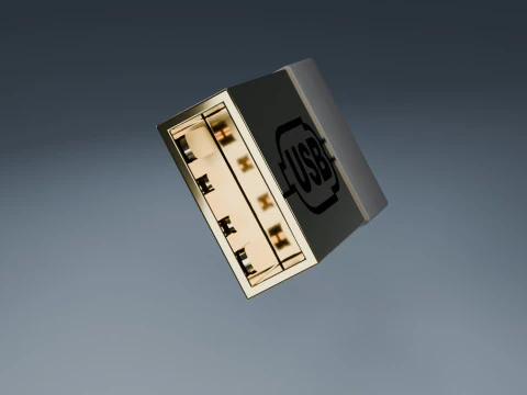 Disco flash USB Modelo 3D