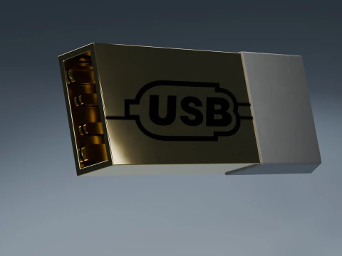 Disco flash USB Modelo 3D