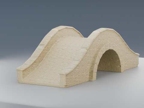 Stone Bridge 3D Model