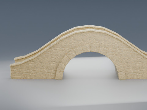 Stone Bridge 3Dモデル