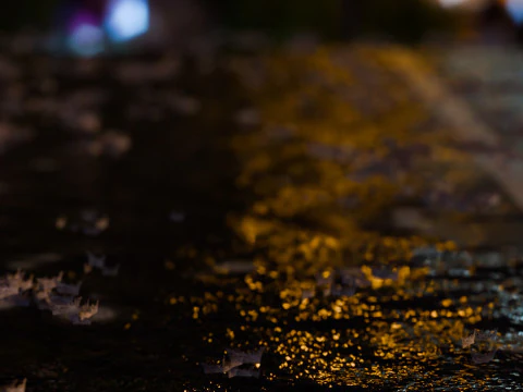 Animierter Regen 3D Modell