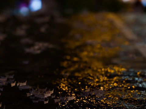 Animierter Regen 3D Modell