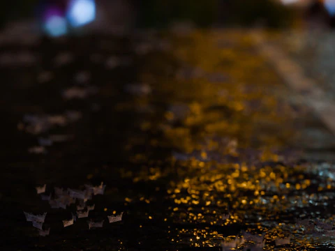 Animierter Regen 3D Modell