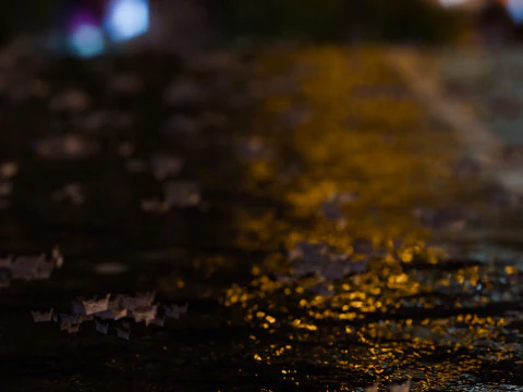 Animierter Regen 3D Modell