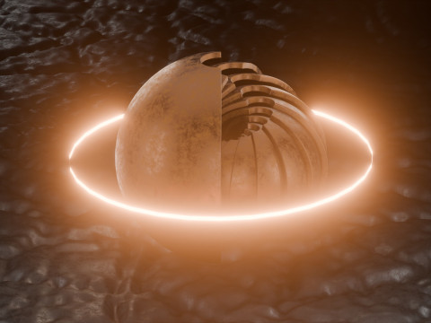 Sci-FI Orb Animation Modèle 3D