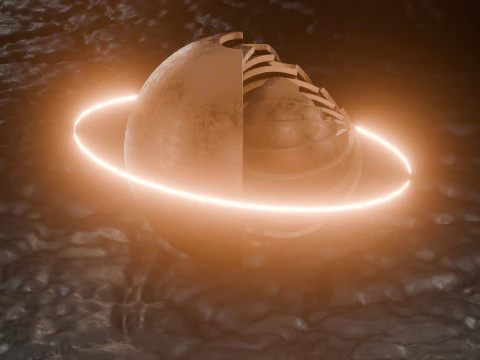 Animacja Sci-Fi Orb Model 3D