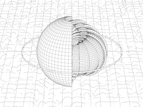 Sci-FI Orb Animation 3D Модель