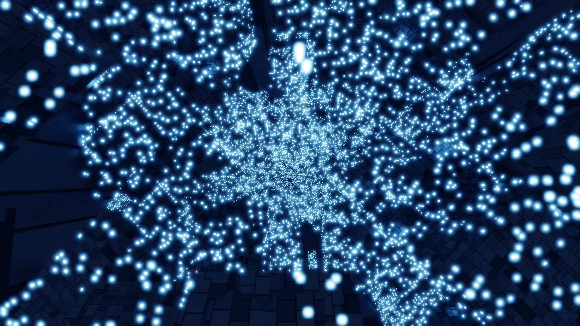 Sci-Fi City Looping 3D Model .c4d .max .obj .3ds .fbx .stl .blend 