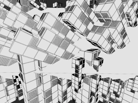 Sci-Fi City Looping 3D Model