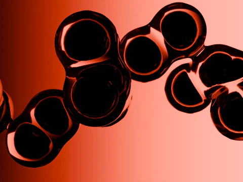 Animasi Sel Organik Model 3D