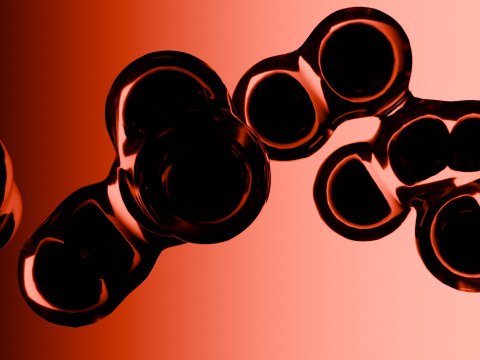 Organic Cell Animation 3D Modell