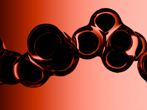 Organic Cell Animation 3D Modell
