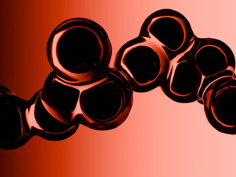 Animasi Sel Organik Model 3D