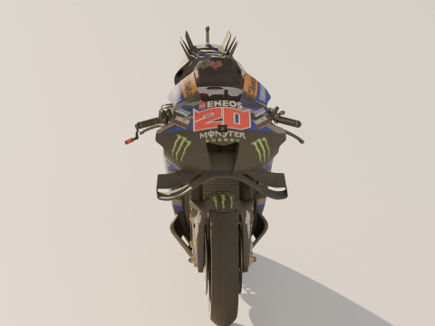 Fabio Quartararo Yamaha YZR-M1 2024 MotoGP 3D 모델
