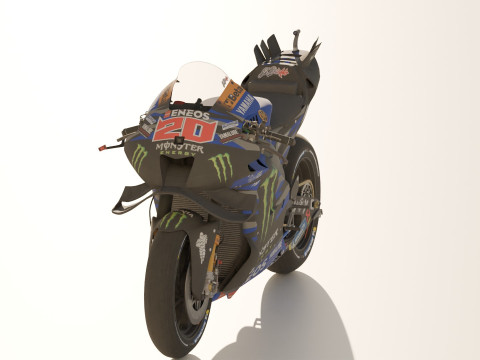 Fabio Quartararo Yamaha YZR-M1 2024 MotoGP 3D 모델