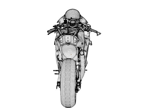 Fabio Quartararo Yamaha YZR-M1 2024 MotoGP 3D 모델