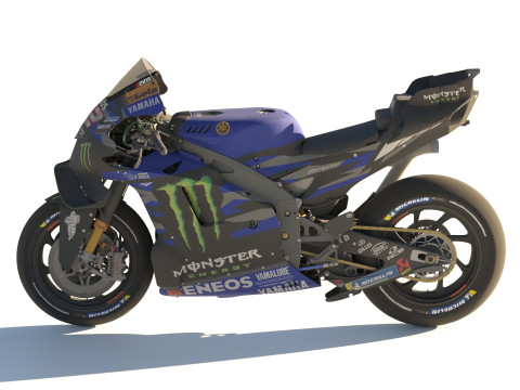 Alex Rins Yamaha YZR-M1 2024 MotoGP Model 3D